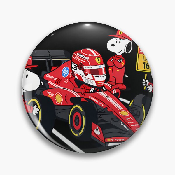 Item preview,  Charles Leclerc Snoopy Pit Crew F1 Ferraris Racing  designed and sold by BlackxArtist.