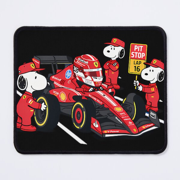 Item preview,  Charles Leclerc Snoopy Pit Crew F1 Ferraris Racing  designed and sold by BlackxArtist.