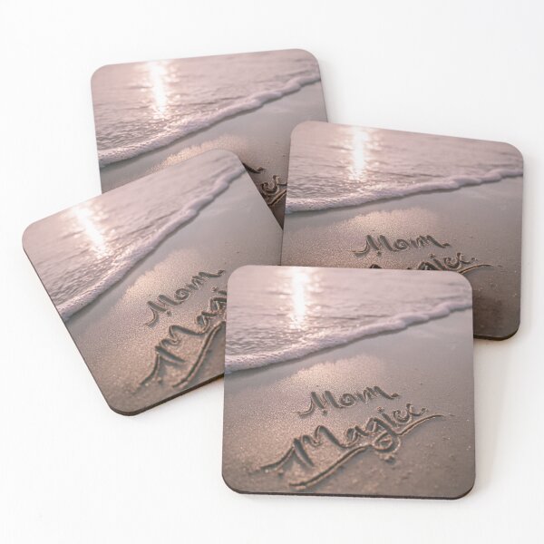 Item preview, Mom Magic Cursive Script On Shoreline Sand designed and sold by chase-thewave.