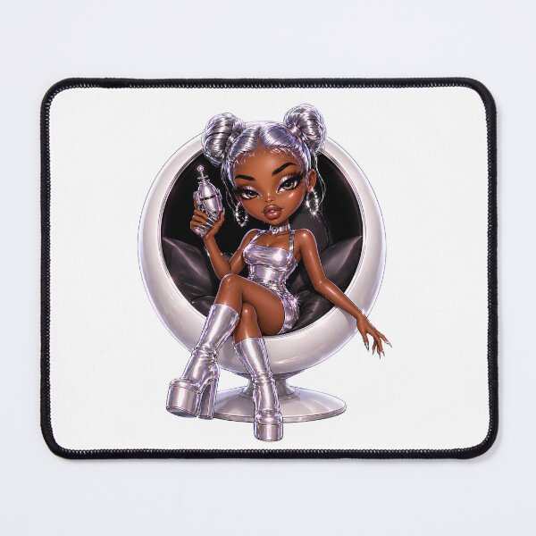 Item preview, Y2K Retro Futuristic Doll designed and sold by MoonSpeaksTV.