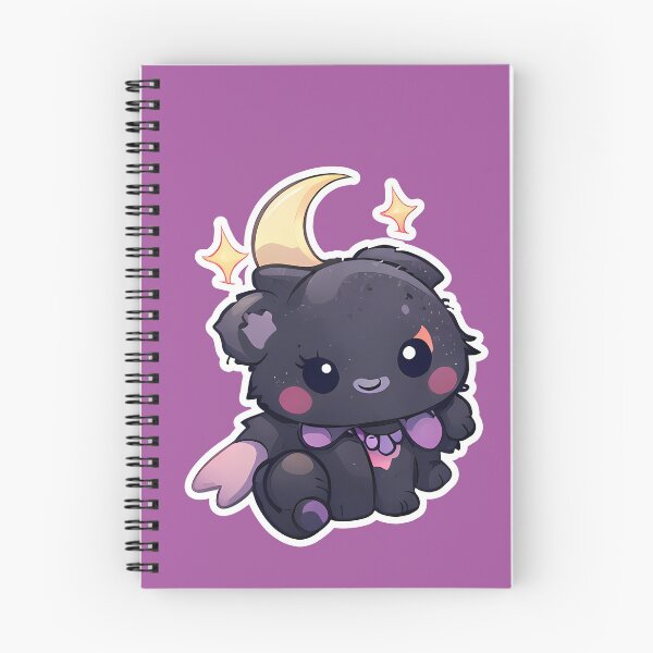 Item preview, Noir Moon Kitten Kawaii Sticker Pack, Soft Goth Character, Pastel Goth Chibi Clipart, Aesthetic Digital Stickers, iPad Phone Stickers designed and sold by VectorJoy.