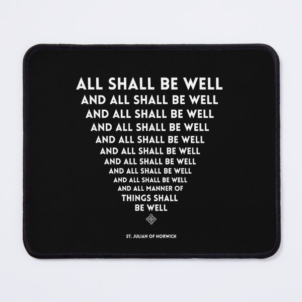Item preview, All Shall Be Well – Julian of Norwich Minimalist Christian Quote designed and sold by Alt Christian.