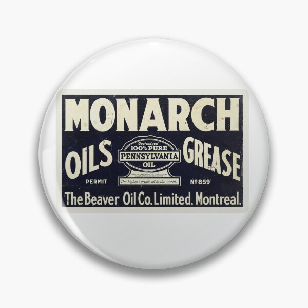 Item preview, Vintage Monarch Oils and Grease designed and sold by QuayTradingCo.