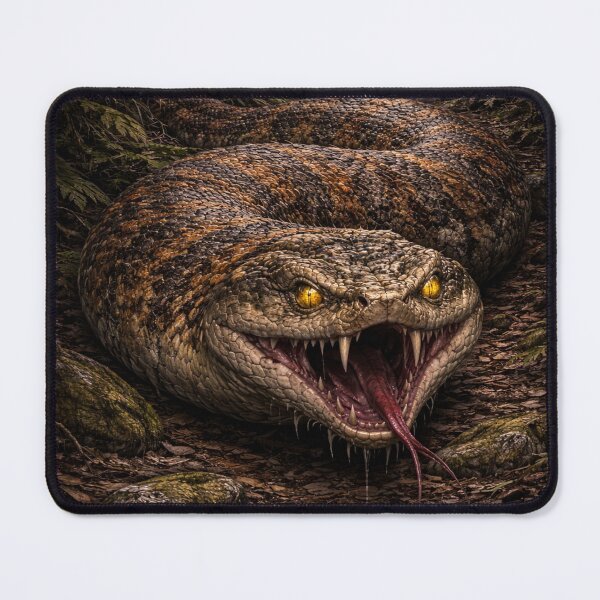 Item preview, Tsuchinoko Cryptid Short Snake Monster Artwork designed and sold by The Dark Files.
