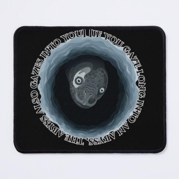 Item preview, The Abyss Gazes Back Sea Lion | Nietzsche Parody designed and sold by JEVANStudio.
