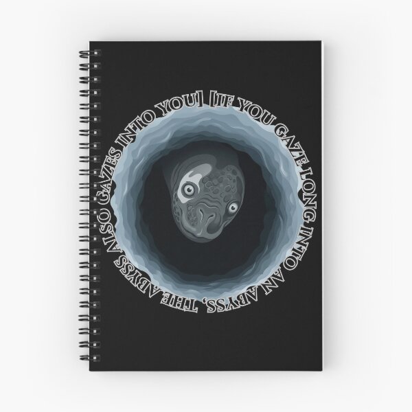 Item preview, The Abyss Gazes Back Sea Lion | Nietzsche Parody designed and sold by JEVANStudio.