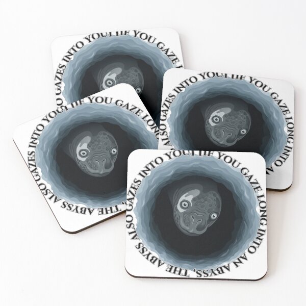 Item preview, The Abyss Gazes Back Sea Lion | Nietzsche Parody designed and sold by JEVANStudio.
