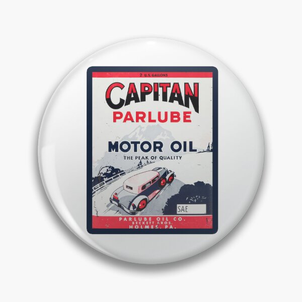 Item preview, Vintage Capitan Parlube Motor Oil designed and sold by QuayTradingCo.
