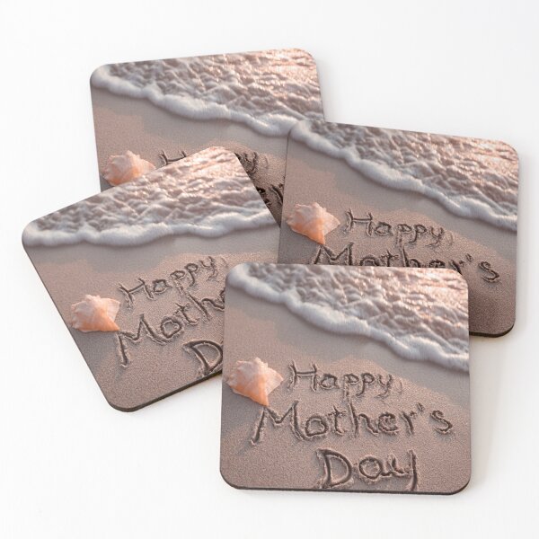 Item preview, Happy Mother's Day Inscription With Orange Seashell designed and sold by chase-thewave.
