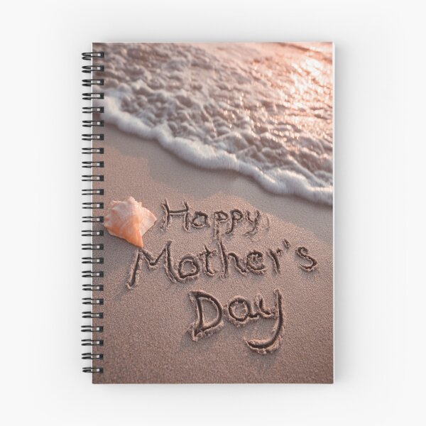 Item preview, Happy Mother's Day Inscription With Orange Seashell designed and sold by chase-thewave.