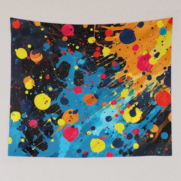 Item preview, Fantasy Universe Colorful Abstract Splatter Paint Digital Art designed and sold by DEC02.