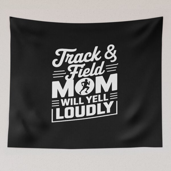 Item preview, Track and Field Mom Loud Cheer Mom Runner mother's day designed and sold by Thamngan.