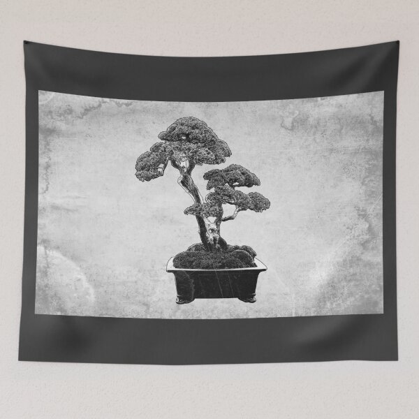 Item preview, Ancient Bonsai Tree Dark Japanese Art designed and sold by Ghoul Enterprises.
