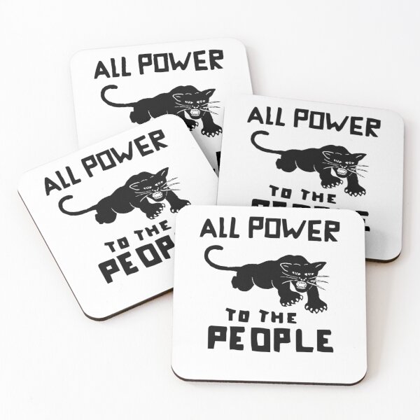 Item preview, All Power To The People BLACK PANTHER LOGO  designed and sold by little  designer.