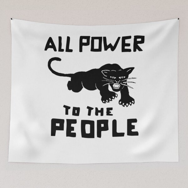 Item preview, All Power To The People BLACK PANTHER LOGO  designed and sold by little  designer.