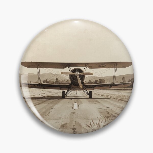 Item preview, Retro Biplane Journey / Vintage Aviation / Classic Runway / Old School Flight designed and sold by FlightWear .