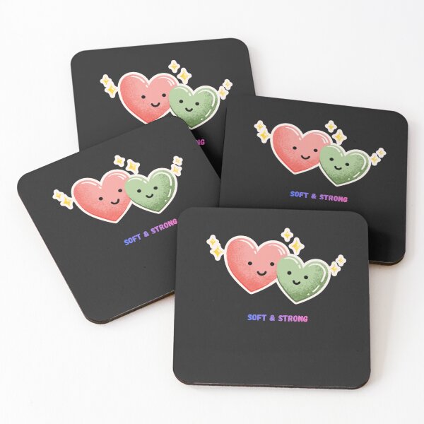 Item preview, Soft & Strong Affirmation – Cute Kawaii Pastel Heart Design designed and sold by Homelife3.