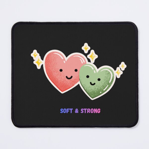 Item preview, Soft & Strong Affirmation – Cute Kawaii Pastel Heart Design designed and sold by Homelife3.