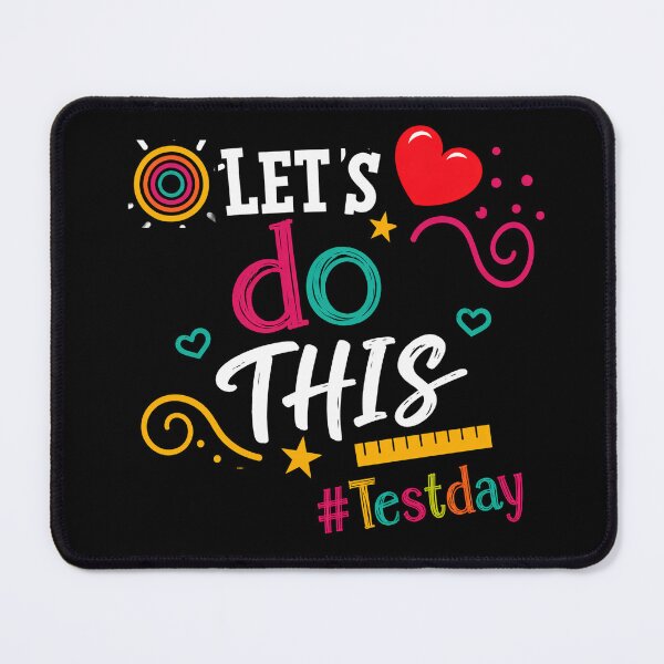 Item preview, Let’s Do This Test Day Funny Retro Teacher Design designed and sold by LashondaGreen89.