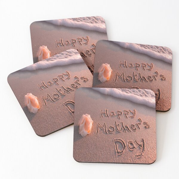 Item preview, Happy Mother's Day Sand Art with Pink Seashell designed and sold by chase-thewave.