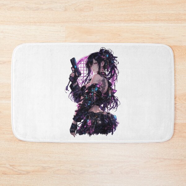 Item preview, Neon Samurai Girl designed and sold by bashhonkdesign.