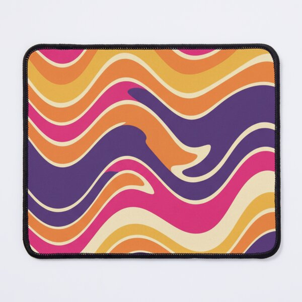 Item preview, Horizontal Retro Psychedelic Waves designed and sold by HeyHas.