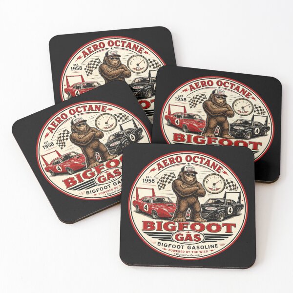 Item preview, Aero Octane Bigfoot Gas – Vintage Muscle Car Racing designed and sold by Bigfoot Fuel Co.