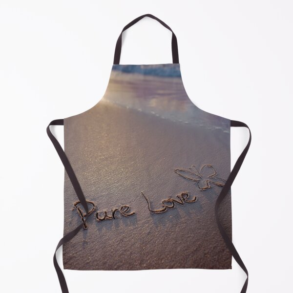 Item preview, Pure Love Script with Butterfly Inscription on Beach designed and sold by chase-thewave.