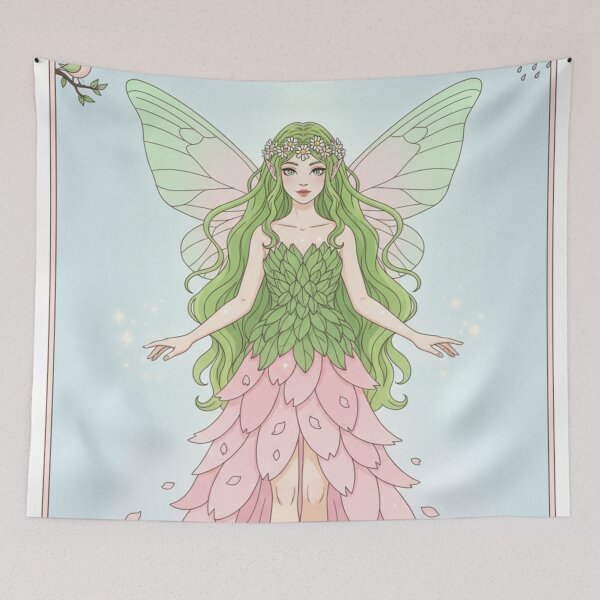 Item preview, Floral Spring Fairy designed and sold by HeyHas.