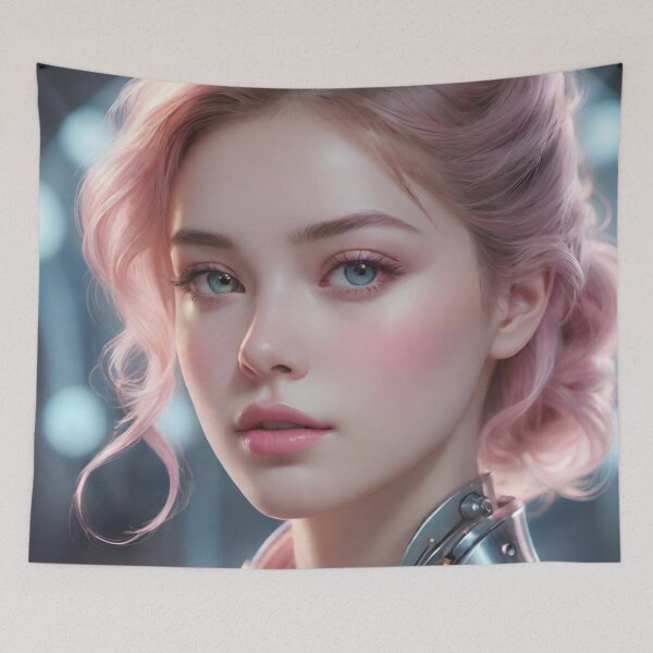 Item preview, Future Girl Portrait designed and sold by masabo.