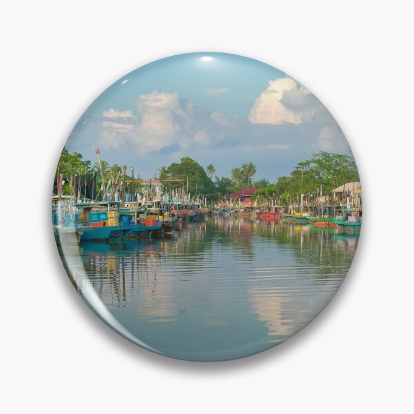 Item preview, Tranquil Scene of a Fishing Village designed and sold by sinseeho.