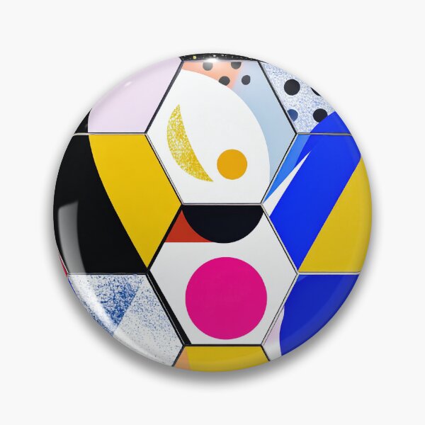 Item preview, Geometric Hexagon Pattern Colorful Abstract Design designed and sold by NizuCaCi.
