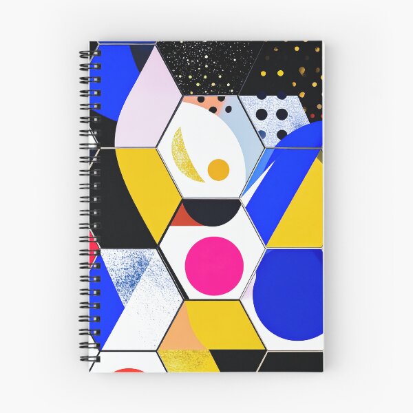 Item preview, Geometric Hexagon Pattern Colorful Abstract Design designed and sold by NizuCaCi.