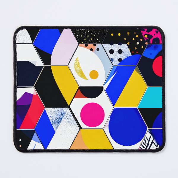 Item preview, Geometric Hexagon Pattern Colorful Abstract Design designed and sold by NizuCaCi.