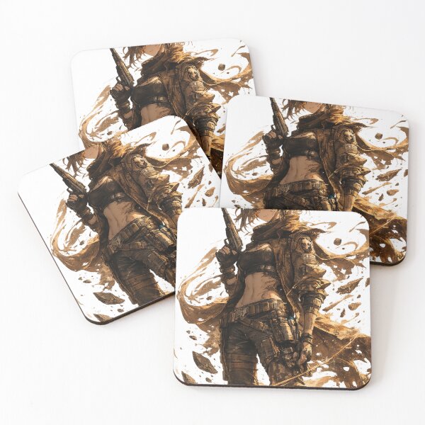 Item preview, Wild West Anime Girl designed and sold by bashhonkdesign.