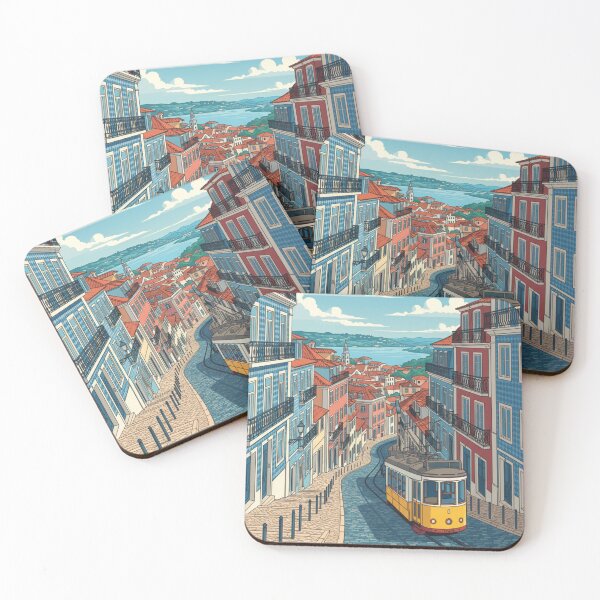 Item preview, Lisbon Vintage Tram designed and sold by HeyHas.