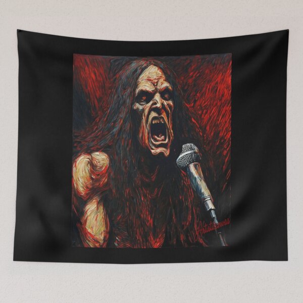 Item preview, Mille Petrozza Thrash Metal Fury  designed and sold by Artisticanvas.