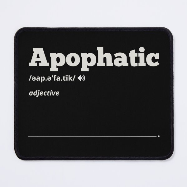 Item preview, Apophatic (Adjective) — The Definition That Isn’t designed and sold by Alt Christian.