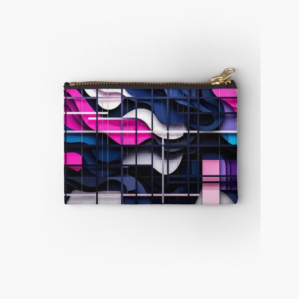 Item preview, Geometric Grid Wave Abstract Modern Color Flow designed and sold by NizuCaCi.