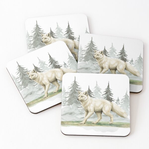 Item preview, White fox forest designed and sold by Streetteevibe.