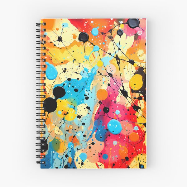 Item preview, Abstract Splatter Painting In Red, Yellow, And Blue designed and sold by DEC02.