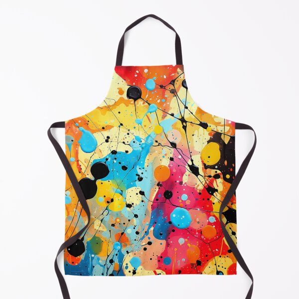 Item preview, Abstract Splatter Painting In Red, Yellow, And Blue designed and sold by DEC02.