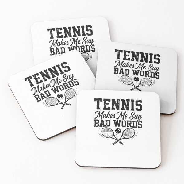Item preview, Tennis Makes Me Say Bad Words Funny Design designed and sold by snowry.