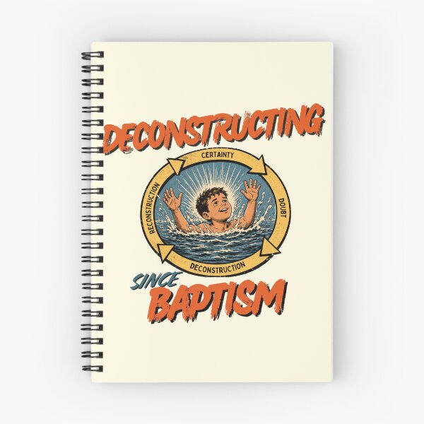 Item preview, Deconstructing Since Baptism (Vintage Pulp Christian Satire) designed and sold by Alt Christian.