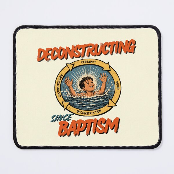 Item preview, Deconstructing Since Baptism (Vintage Pulp Christian Satire) designed and sold by Alt Christian.