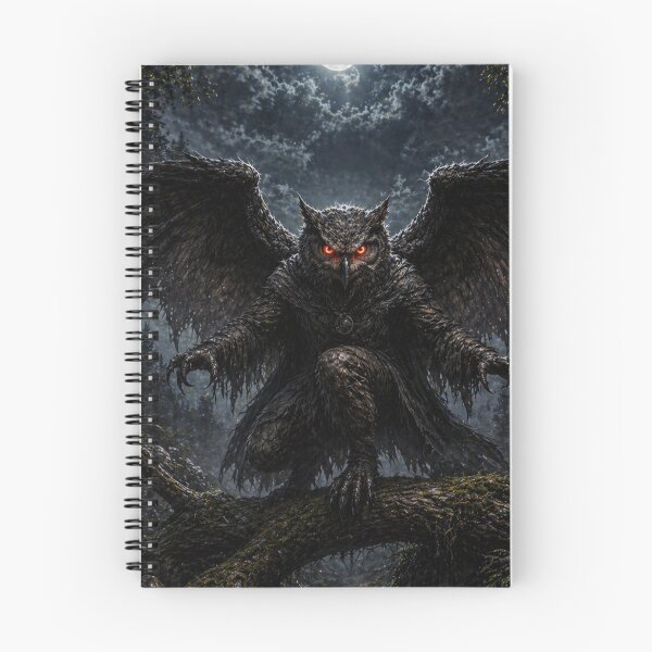Item preview, Owlman Cryptid Winged Humanoid Monster Artwork designed and sold by The Dark Files.
