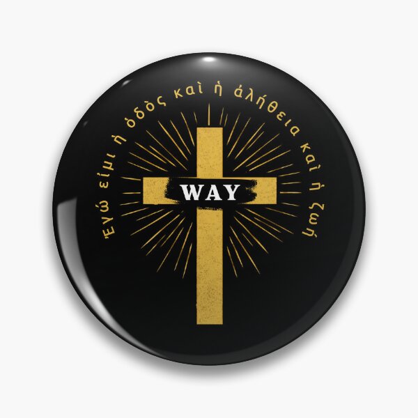 Item preview, John 14:6 | I Am The Way The Truth The Life | Koine Greek Cross | Christian Streetwear designed and sold by Alt Christian.