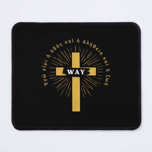Item preview, John 14:6 | I Am The Way The Truth The Life | Koine Greek Cross | Christian Streetwear designed and sold by Alt Christian.