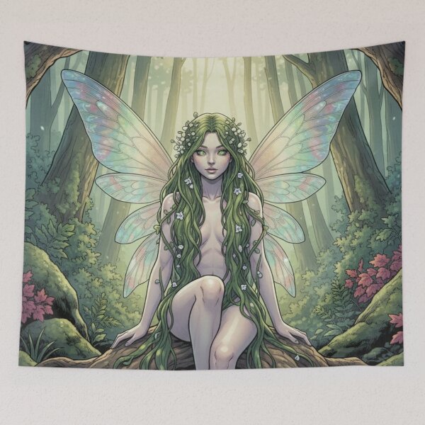 Item preview, Nymph of the Enchanted Pond designed and sold by HeyHas.