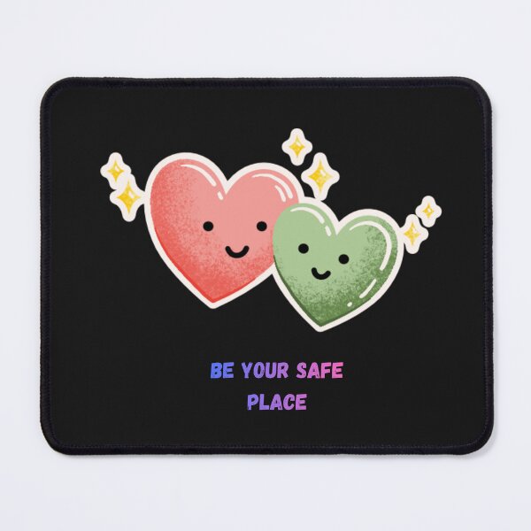 Item preview, Be Your Safe Place Affirmation – Cute Kawaii Pastel Heart Design designed and sold by Homelife3.